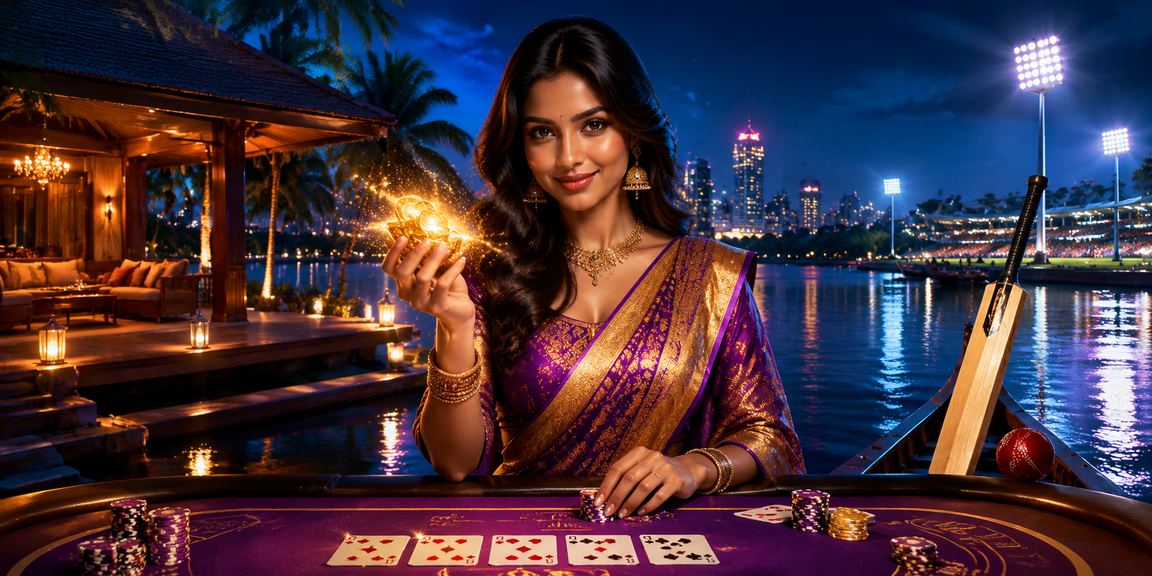 Young woman in Kerala enjoying Aviator betting game on mobile device